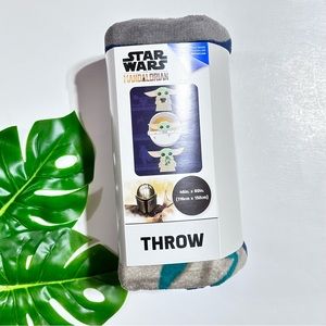 Star Wars Mandalorian Baby Yoda 46”x 60” Throw - NEW